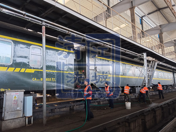火車(chē)車(chē)輛段清洗——江城清洗